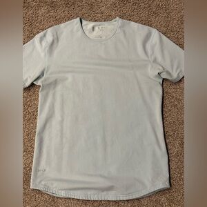 Bylt Basics Curved Hem Sky Blue Large Shirt